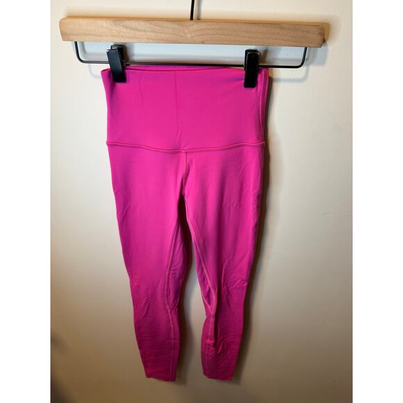 Lululemon Align High-Rise Pant 28” Nulu Size 0 Vivid Plum - Picture 2 of 7